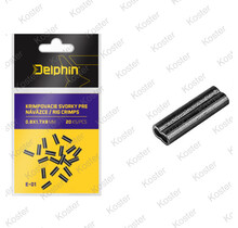Rig Crimps 20 Pcs  1.2 X 2.6 X 8 mm