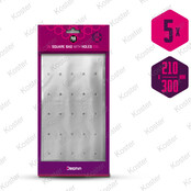 Square Bag With Holes Delphin Pva N'Tastic xxl  5pcs 300 X 210mm