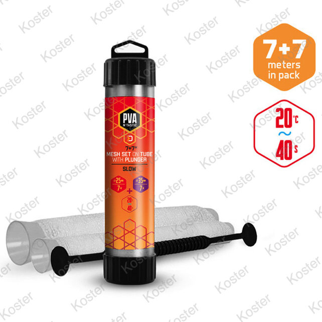 Pva N’Tastic Mesh On Tube Set 2In1   7+7 M   25mm + 35mm Pva N’Tastic Mesh On Tube Set 2In1   7+7 M   25mm + 35mm