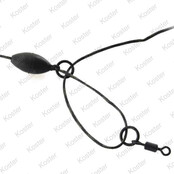 R2G SR Hit & Run Weighted Chod Leader 1g 90 Weed 2pcs