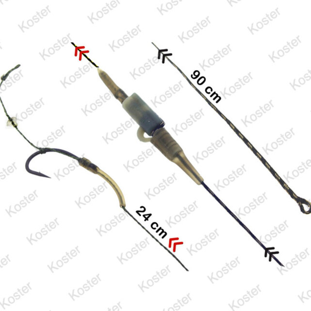 R2G Big Water Clip SR Leader 90/Combi Rig 2pcs Weed