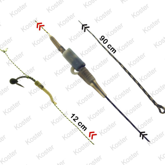 R2G Clip SR Leader 90/ Shot on the Hook Rig 2pcs Weed