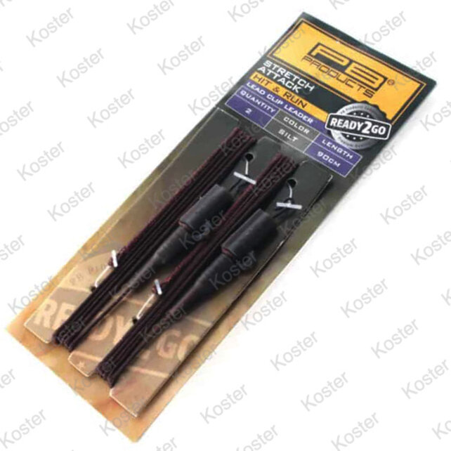 R2G Leadclip Stretch Attack Leader 90 Silt 2pcs