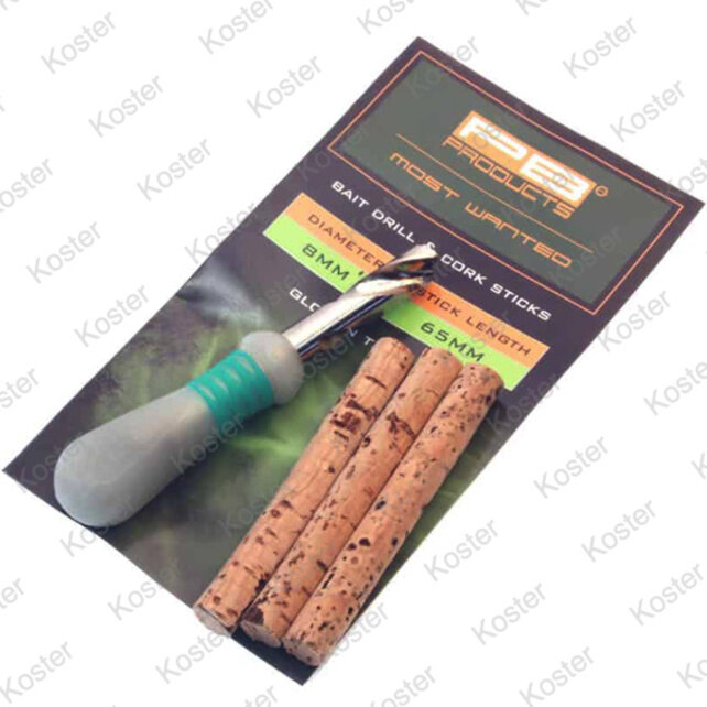 Bait Drill 8mm + cork sticks 3pcs