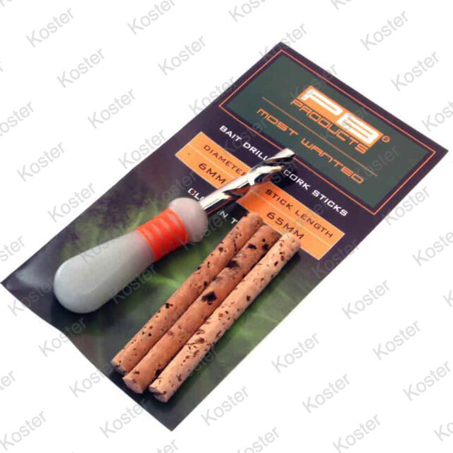Bait Drill 6mm + cork sticks 3pcs