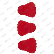 Predator Bait Fins - Red Predator Bait Fins - Red