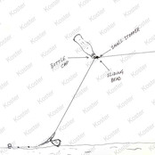 Buoy Big Eye Swivel Bottle Cap 1pcs