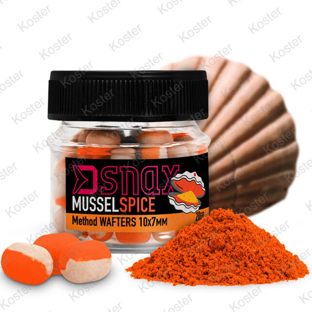 Snax Wafters Mussel Spice 10x7mm Snax Wafters Mussel Spice 10x7mm