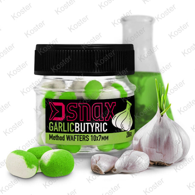 Snax Wafters Garlic Butyric 10x7mm Snax Wafters Garlic Butyric 10x7mm
