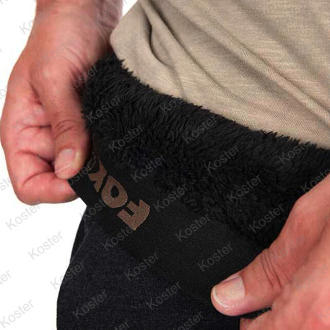 Collection Sherpa Lined Jogger Black / Orange