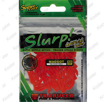 Trabucco Slurp Bait Maggot Blood Red 50pcs.