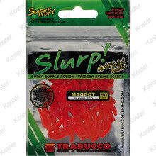 Trabucco Slurp Bait Maggot Blood Red 50pcs.
