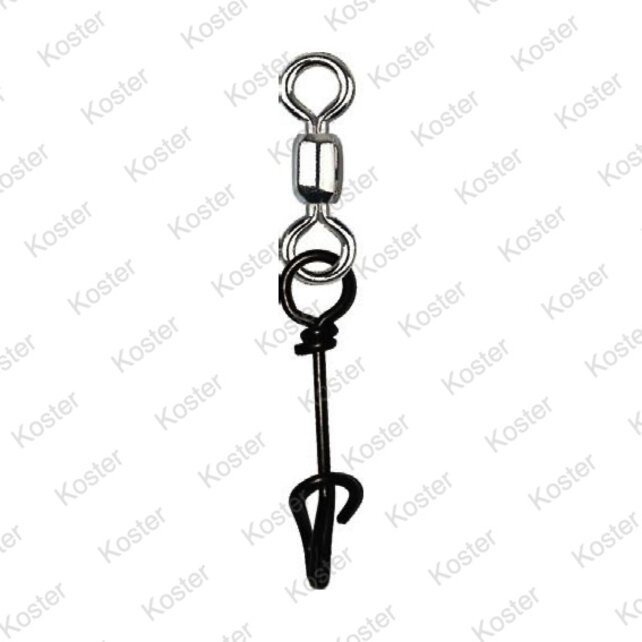 Mustad Fastach Clip with crane Swivel 10pcs. 4 Mustad Fastach Clip with crane Swivel 10pcs. 4