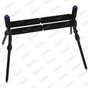Duty Rollersteun 2x40cm. Duty Rollersteun 2x40cm.