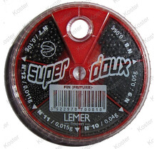 Lemer 90gr. 6-vaks Fijn/Fin (Rood)