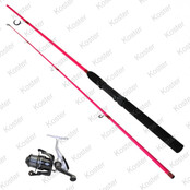 Fishing Gear Spin 165 Pink Combo Set