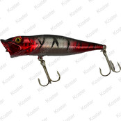 Top Popper Lure 9cm 12.7 Gram - Silver Red Tiger Top Popper Lure 9cm 12.7 Gram - Silver Red Tiger