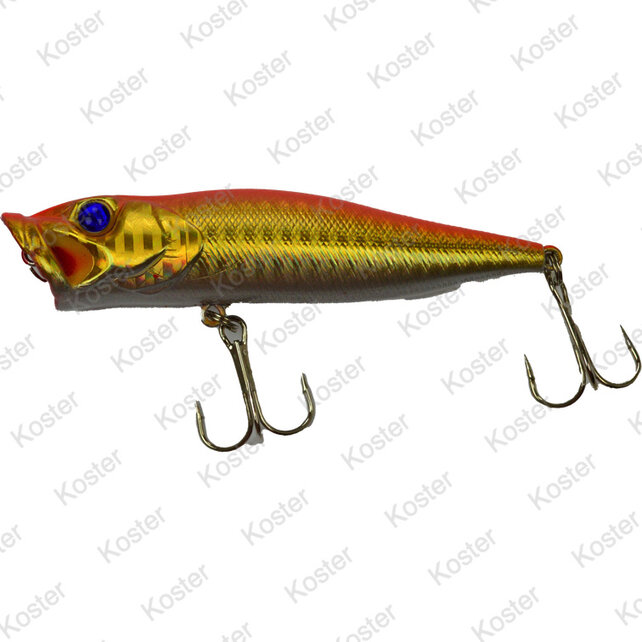 Top Popper Lure 9cm 12.7 Gram - Gold Orange Top Popper Lure 9cm 12.7 Gram - Gold Orange