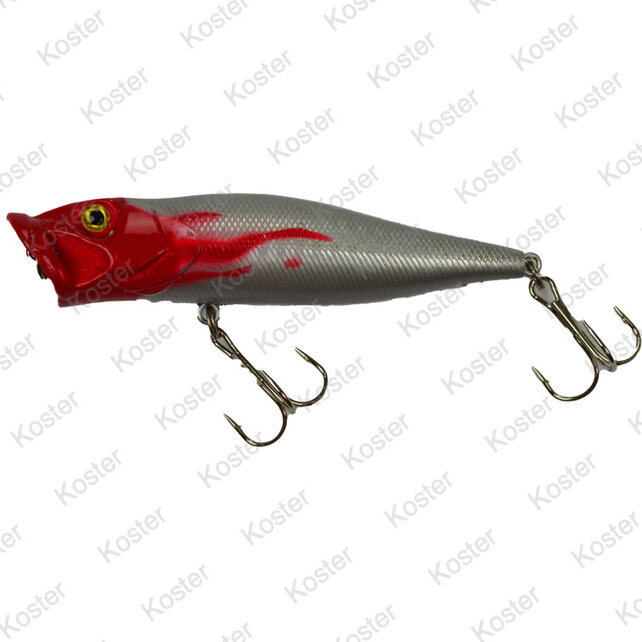 Top Popper Lure 9cm 12.7 Gram - Red Head Top Popper Lure 9cm 12.7 Gram - Red Head