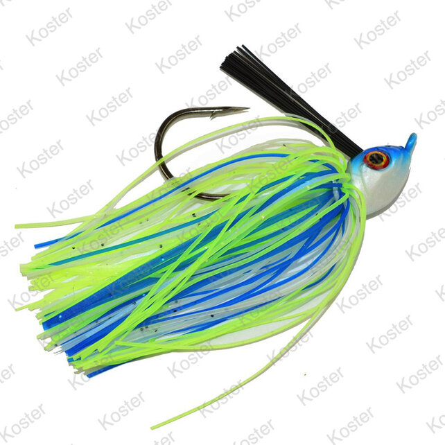 Skirted Jig Weedless 12 Gram - Rainbow Skirted Jig Weedless 12 Gram - Rainbow