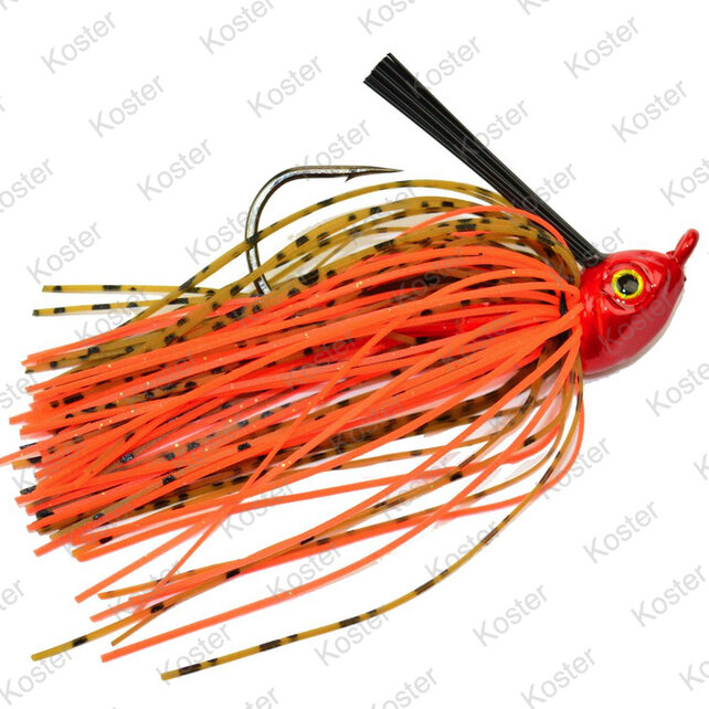 Skirted Jig Weedless 12 Gram - Brown Redhead