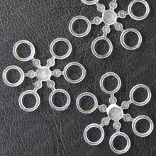 Clear Bait Bands Medium 18pcs.