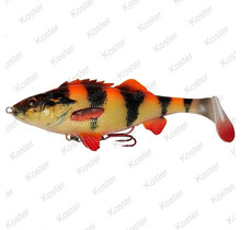 4D Perch Shad Slow Sinking - Albino