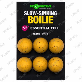 Slow-Sinking Plastic Boilie Essential Cell - 18mm