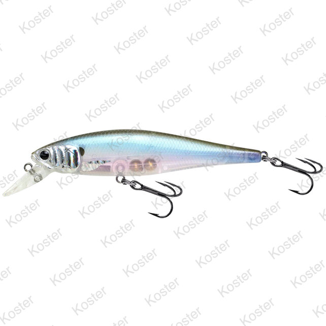 Pointer 100 Silver Cheek Ghost Minnow Pointer 100 Silver Cheek Ghost Minnow