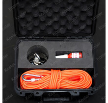 250kg Fishing magnet kit incl. storage hardcase with foam insert