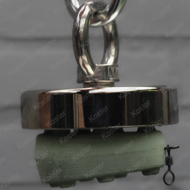 250kg Fishing magnet kit incl. storage hardcase with foam insert