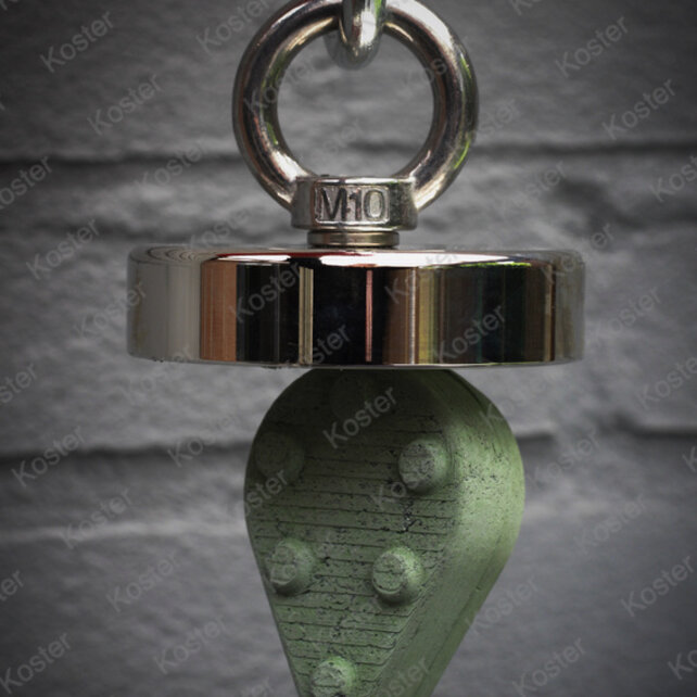 250kg Fishing magnet kit incl. storage hardcase with foam insert