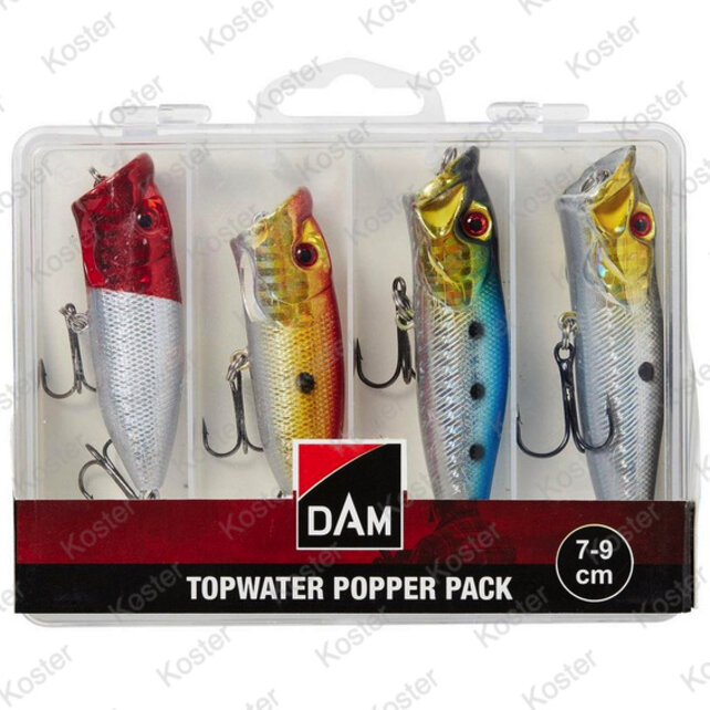 Topwater Popper Pack Inc. Box 7-9Cm