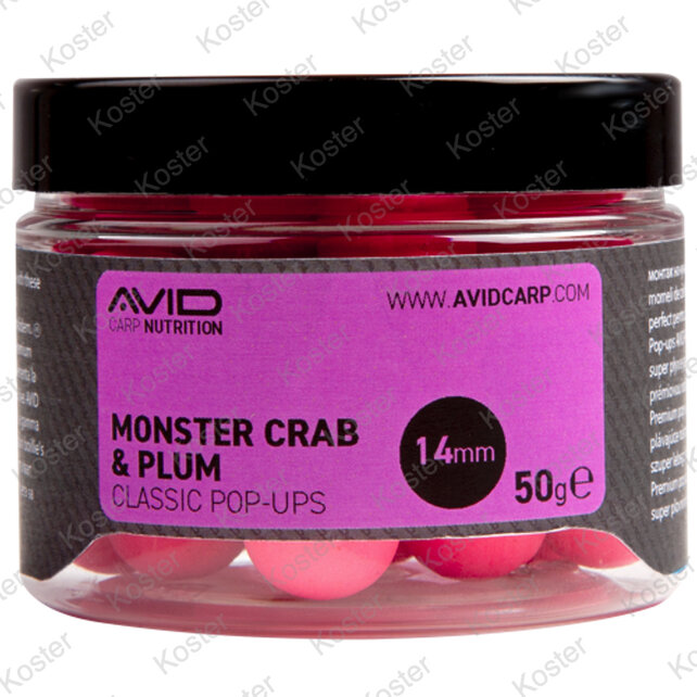 Classic Pop-Ups Monster Crab & Plum - 14mm