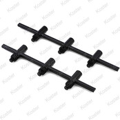 Black Label Slim Adjustable 3 Rod Buzz bars (220mm - 250mm)