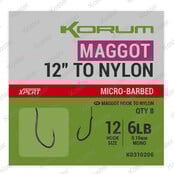 Xpert Maggot To Nylon 12" - Barbed Xpert Maggot To Nylon 12" - Barbed