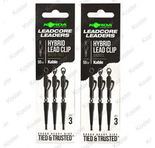 Leadcore Leaders 50cm Hybrid Lead Clip - Weed/Silt