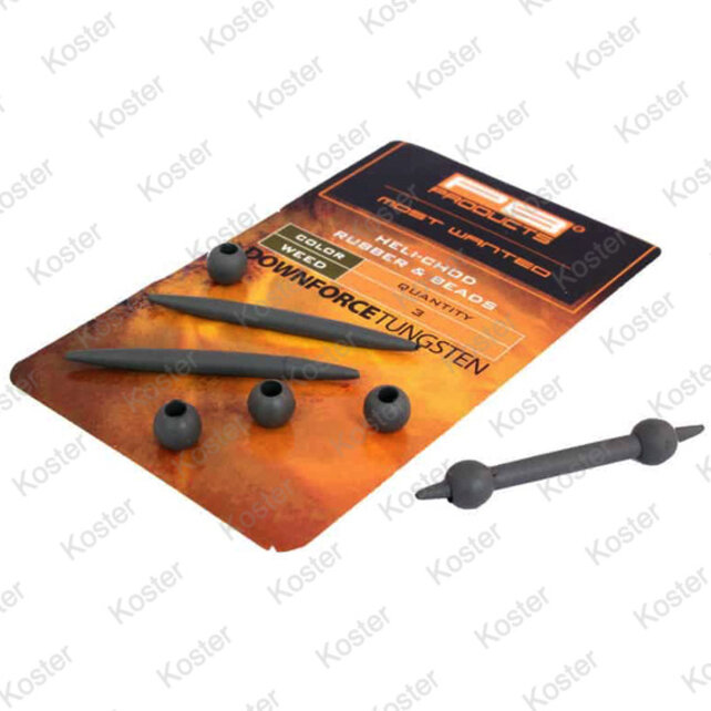 DT Heli-Chod Rubber & Beads Weed 3pcs