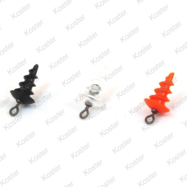 Bait Screw 360 Black 10pcs