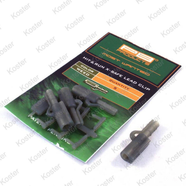 Hit & Run X-Safe Leadclip Weed 5pcs