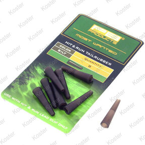 Hit & Run Tailrubbers Leadclip Silt 8pcs