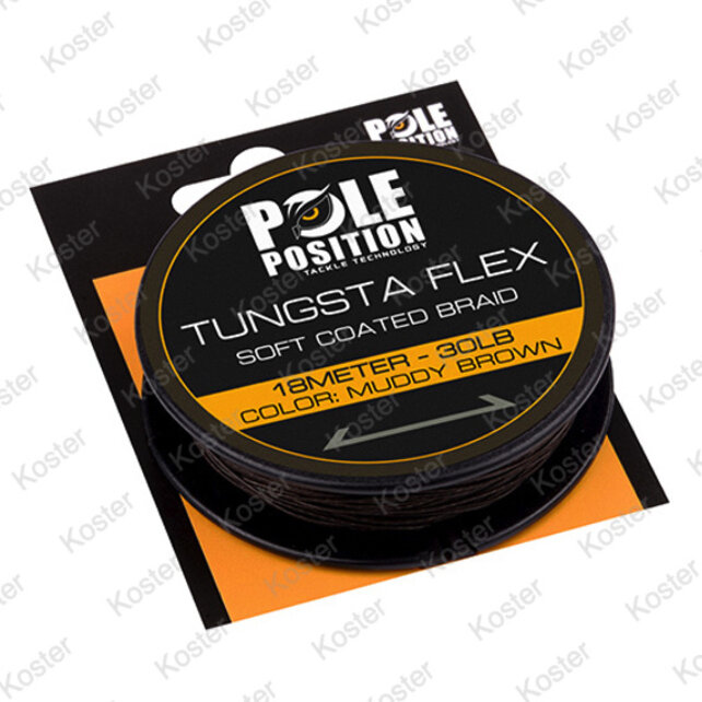 Tungsta Flex Soft Coated Braid - Muddy Brown Tungsta Flex Soft Coated Braid - Muddy Brown