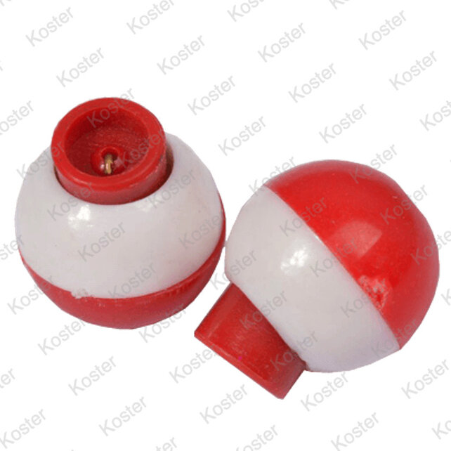 Invader Snoekdrijver rood/wit 2st.19mm. Invader Snoekdrijver rood/wit 2st.19mm.