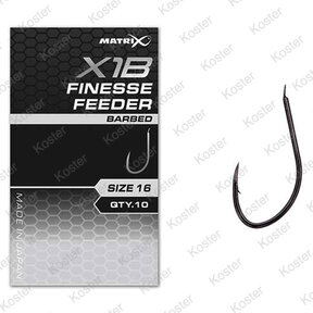 X1B Finesse Feeder Hooks - Barbed