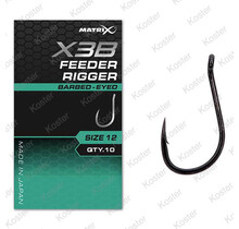 X3B Feeder Rigger Hooks - Barbed