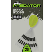 Predator Braid Stops Black Predator Braid Stops Black
