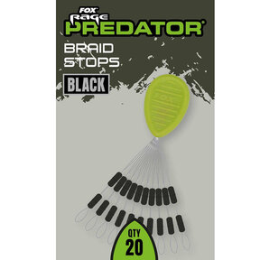 Predator Braid Stops Black