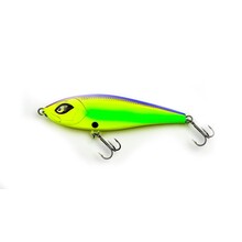 Big Evil Mystery Shad Purple Yellow 11.5cm 34gr.