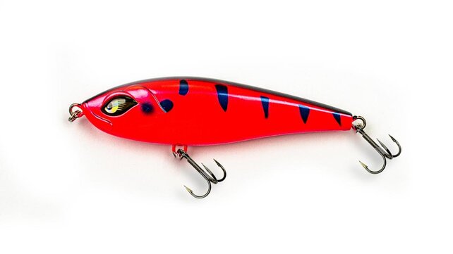 Big Evil Mystery Shad Red Tiger 11.5cm 34gr.
