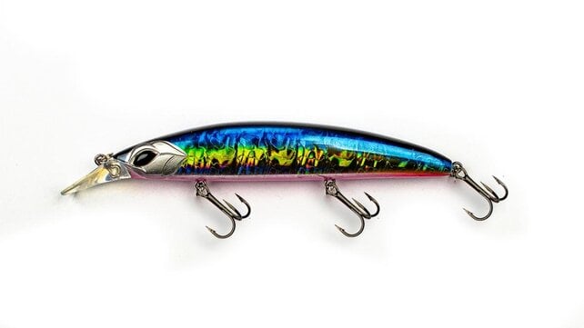 Big Evil Sly Minnow Blue Green Mackeral 9.5cm. 13gr.